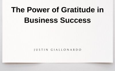The Power of Gratitude in Business Success